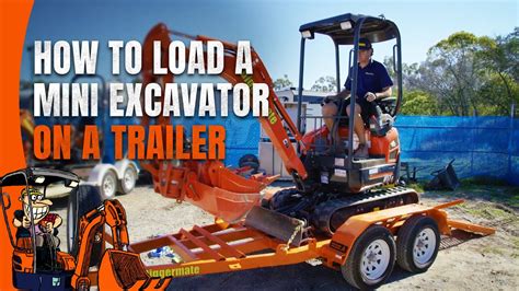 loading mini digger|mini excavator training for beginner.